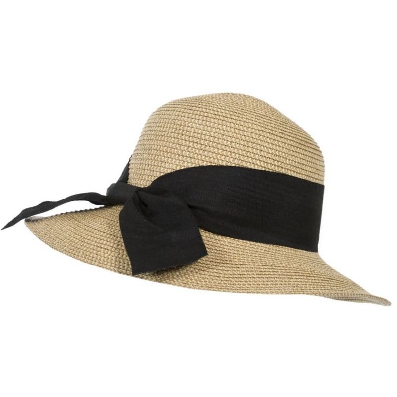 Trespass Womens/ladies Brimming Straw Summer Hat (natural) In Brown