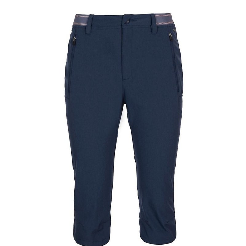 Trespass Womens/ladies Grateful 3/4 Shorts (navy) In Blue