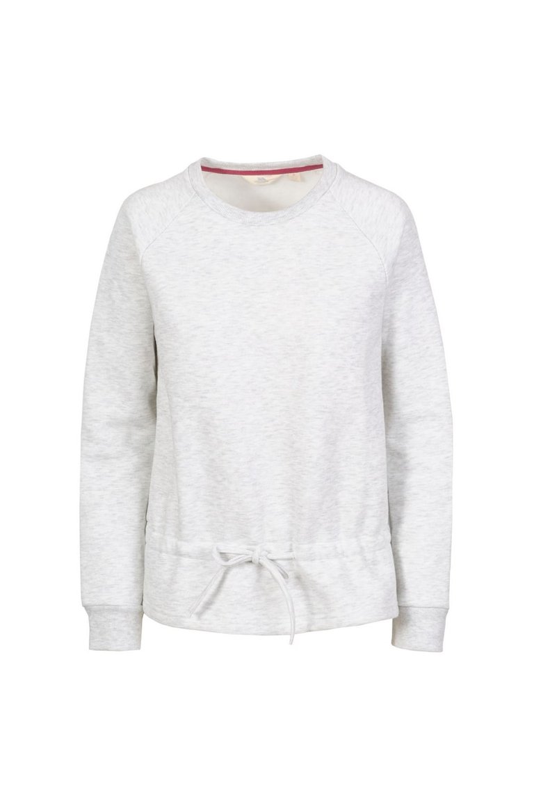 Trespass Womens/Ladies Gretta Marl Round Neck Sweatshirt (Pale Grey) - Pale Grey