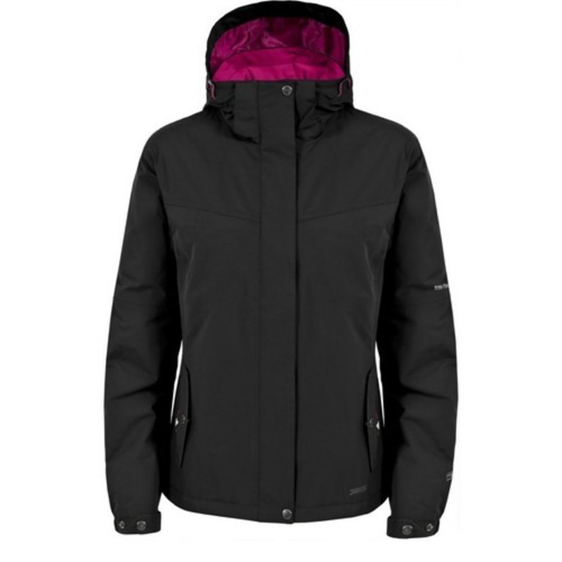 Trespass Womens/ladies Malissa Lightly Padded Waterproof Jacket (black)