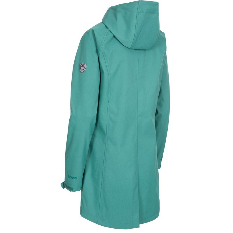 Shop Trespass Womens/ladies Matilda Waterproof Softshell Jacket (green Tea)