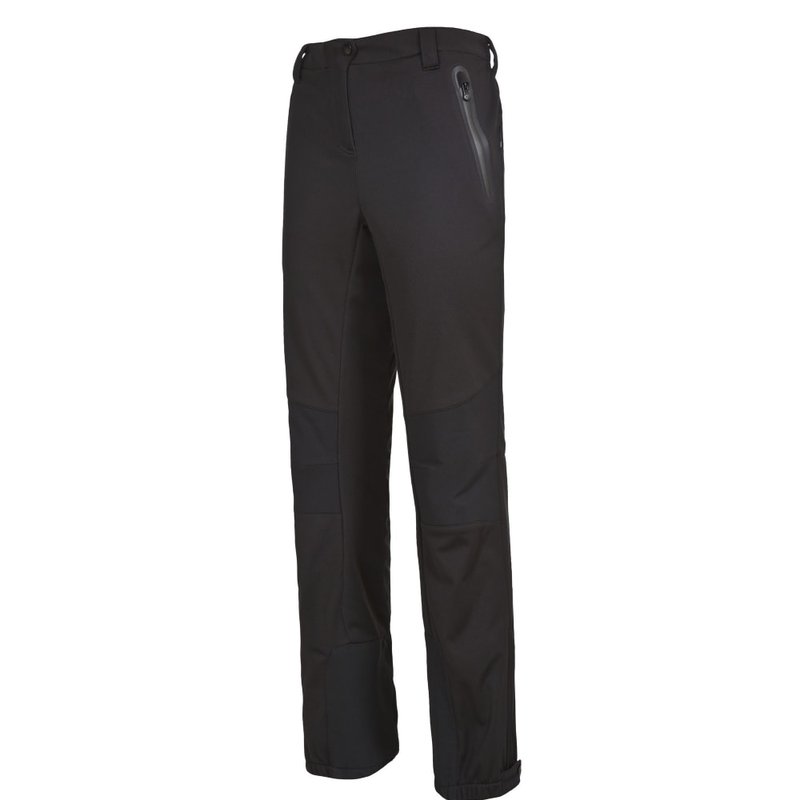 Shop Trespass Womens/ladies Sola Softshell Outdoor Pants In Black