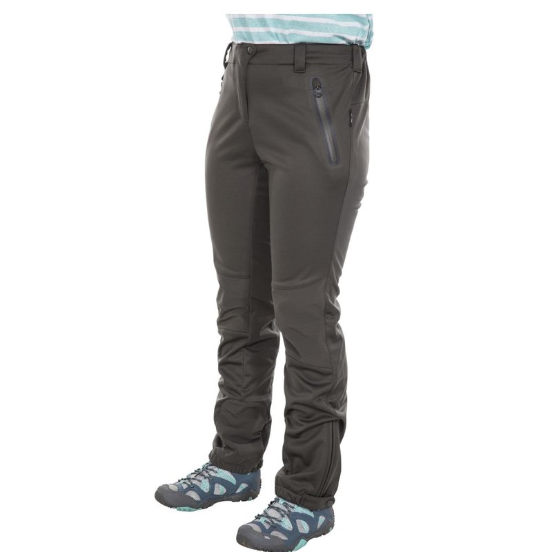 Shop Trespass Womens/ladies Sola Softshell Outdoor Pants In Brown