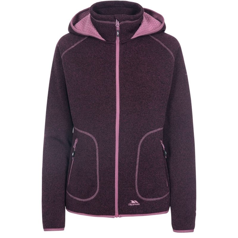 Trespass Womens/ladies Splendor Fleece Jacket (mauve) In Purple