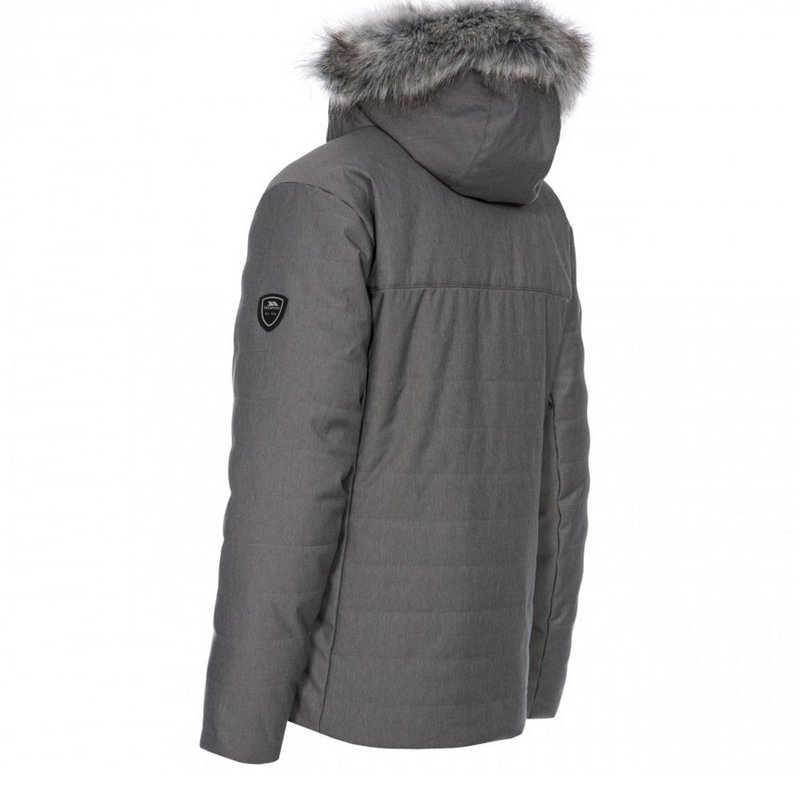 Shop Trespass Womens/ladies Wisdom Ski Jacket (dark Gray) In Grey