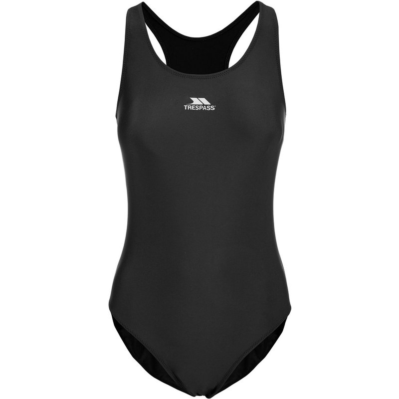 Shop Trespass Womens/ladies Adlington Swimsuit/swimming Costume In Black