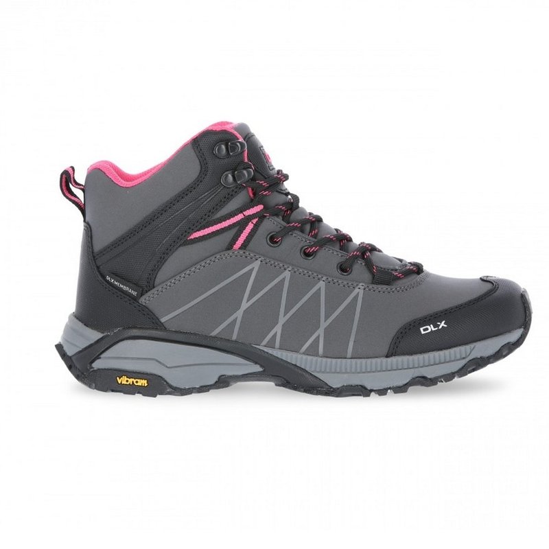 Trespass Womens/ladies Arlington Ii Hiking Boots In Grey