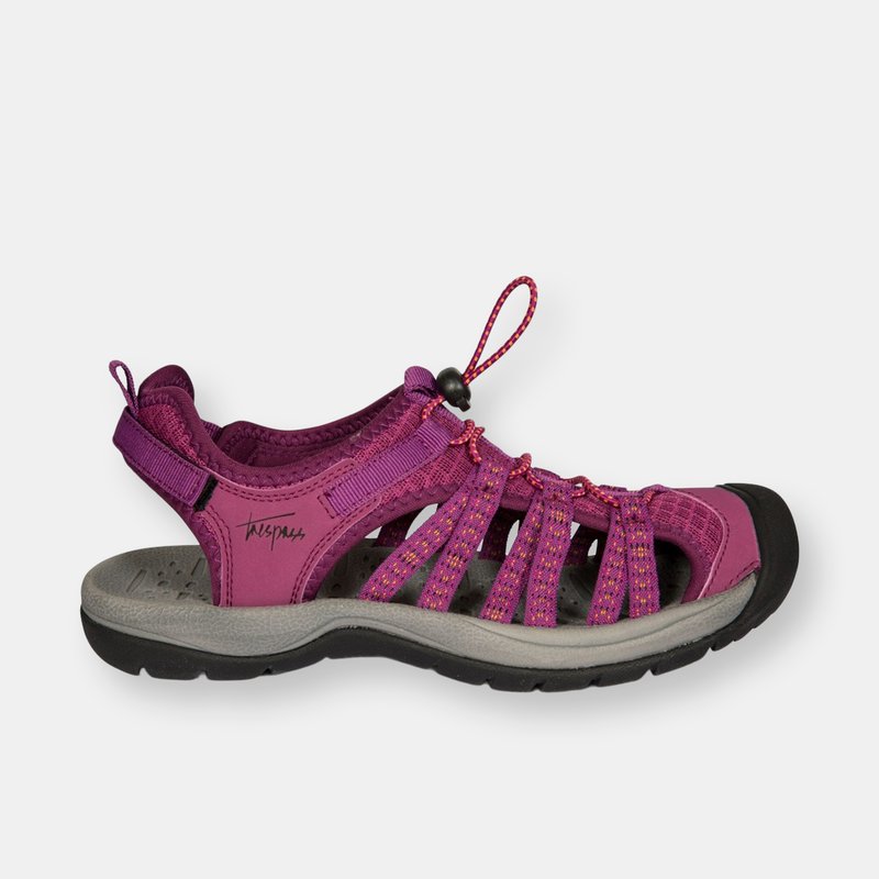 Trespass Womens/ladies Brontie Active Sandals (grape Wine) In Purple