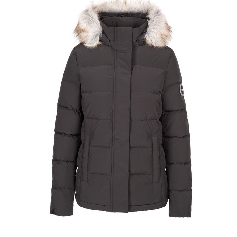 Trespass Womens/ladies Composed Dlx Down Jacket In Black