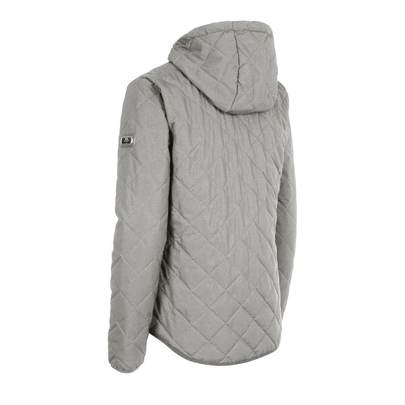 Shop Trespass Womens/ladies Emotion Padded Jacket In Grey