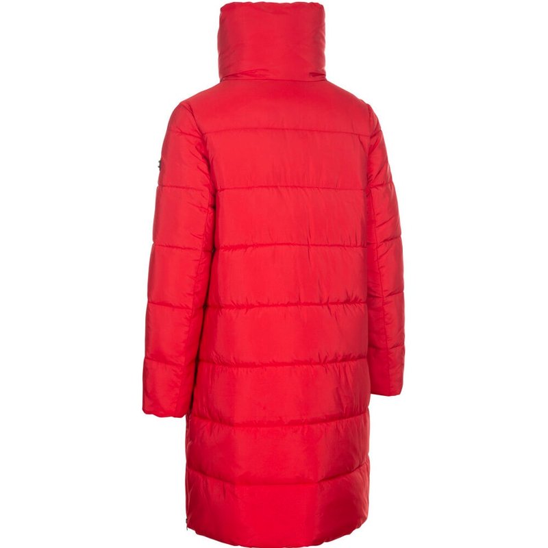 Shop Trespass Womens/ladies Faith Padded Jacket In Red