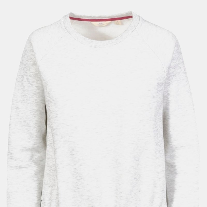 Shop Trespass Womens/ladies Gretta Marl Round Neck Sweatshirt In Grey