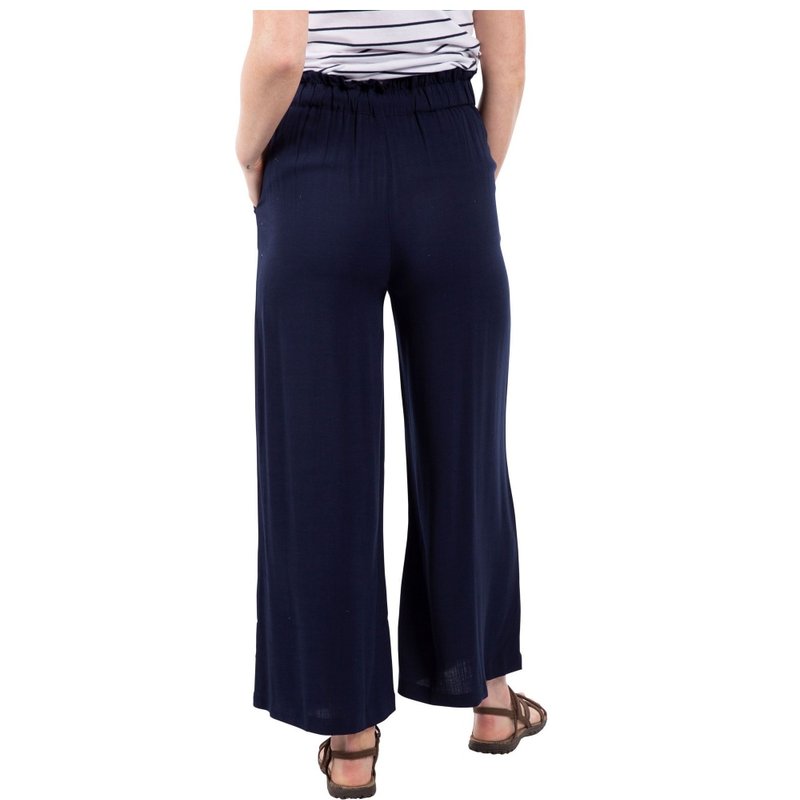 Shop Trespass Womens/ladies Kenya Wide Leg Pants In Blue