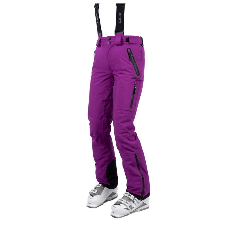 Trespass Womens/ladies Marisol Ii Dlx Waterproof Ski Trousers In Purple