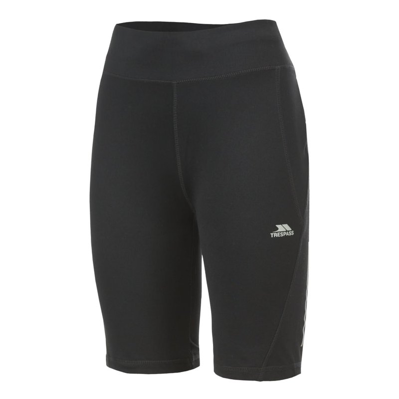 Shop Trespass Womens/ladies Melodie Active Shorts In Black