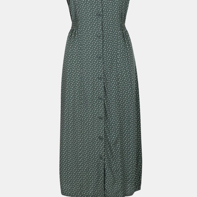Trespass Womens/ladies Nia Spotted Dress In Green
