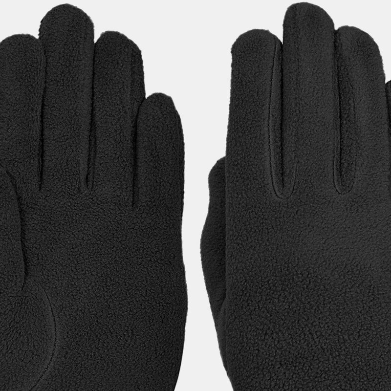 Trespass Womens/ladies Plummet Ii Fleece Gloves In Black