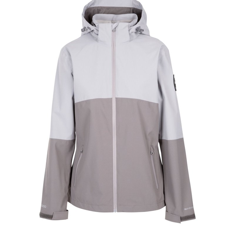 Trespass Womens/ladies Quincy Dlx Waterproof Jacket In Grey
