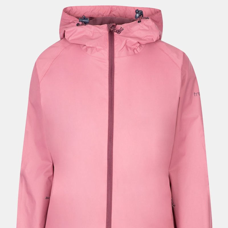 Trespass Womens/ladies Tayah Ii Waterproof Shell Jacket In Pink