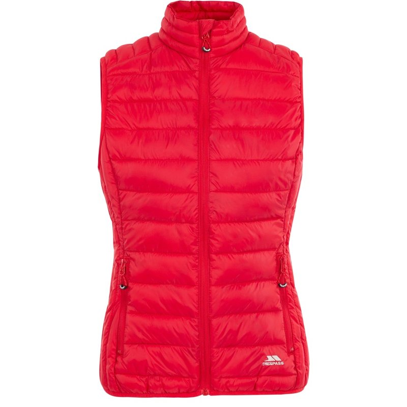 Trespass Womens/ladies Teeley Packaway Vest In Red