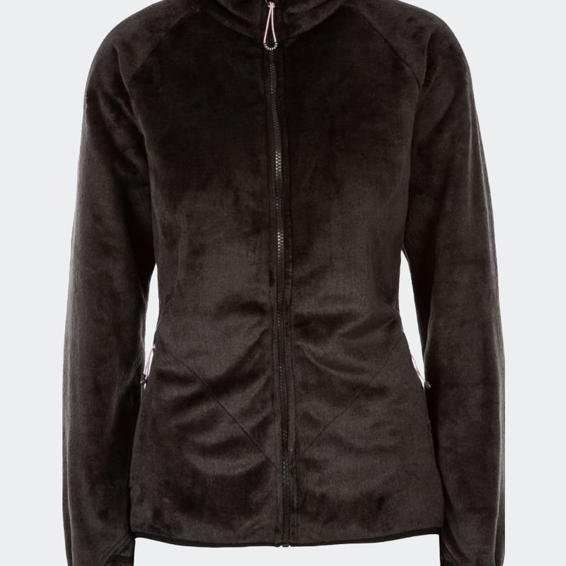 Trespass Womens/ladies Telltale Winter Fleece Jacket In Black