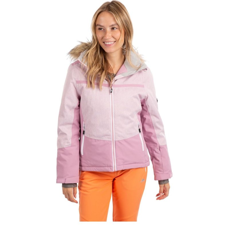 Trespass Womens/ladies Temptation Ski Jacket In Pink