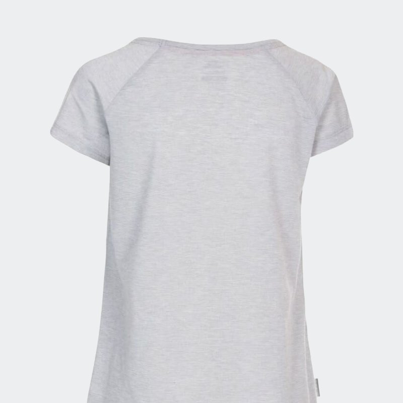 Shop Trespass Womens/ladies Vera T-shirt In Grey