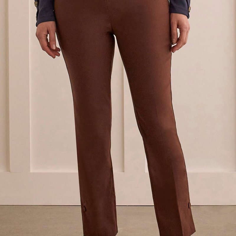 Shop Tribal Flatten It Pull On Ankle Pant In Chocolate In Brown
