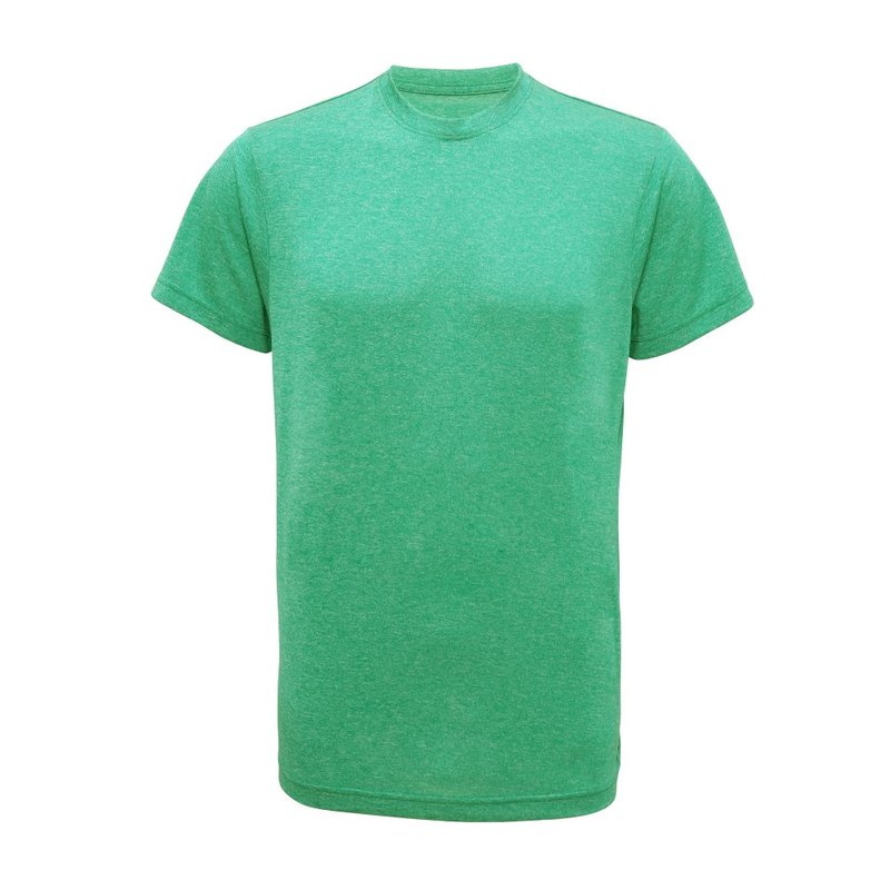 Tridri Tri Dri Mens Short Sleeve Lightweight Fitness T-shirt (green Melange)