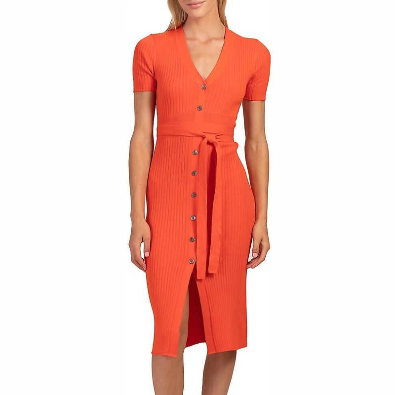 Shop Trina Turk Esmeralda Dress In Orange