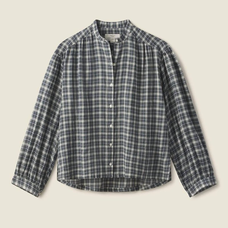 Shop Trovata Lily Blouse In Tiburon Plaid In Green