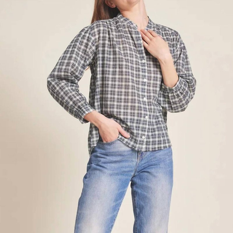 Shop Trovata Lily Blouse In Grey