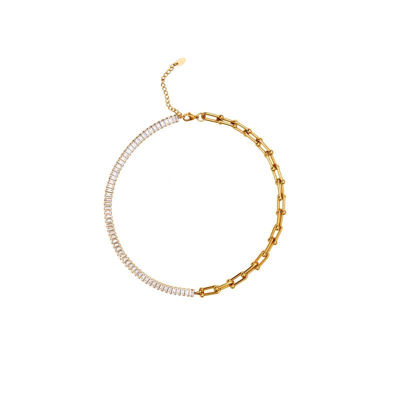 Tseatjewelry Basil Choker Necklace In Gold