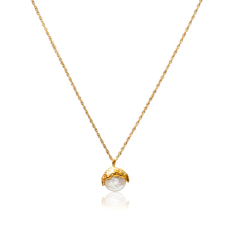 Shop Tseatjewelry Bay Necklace In Gold