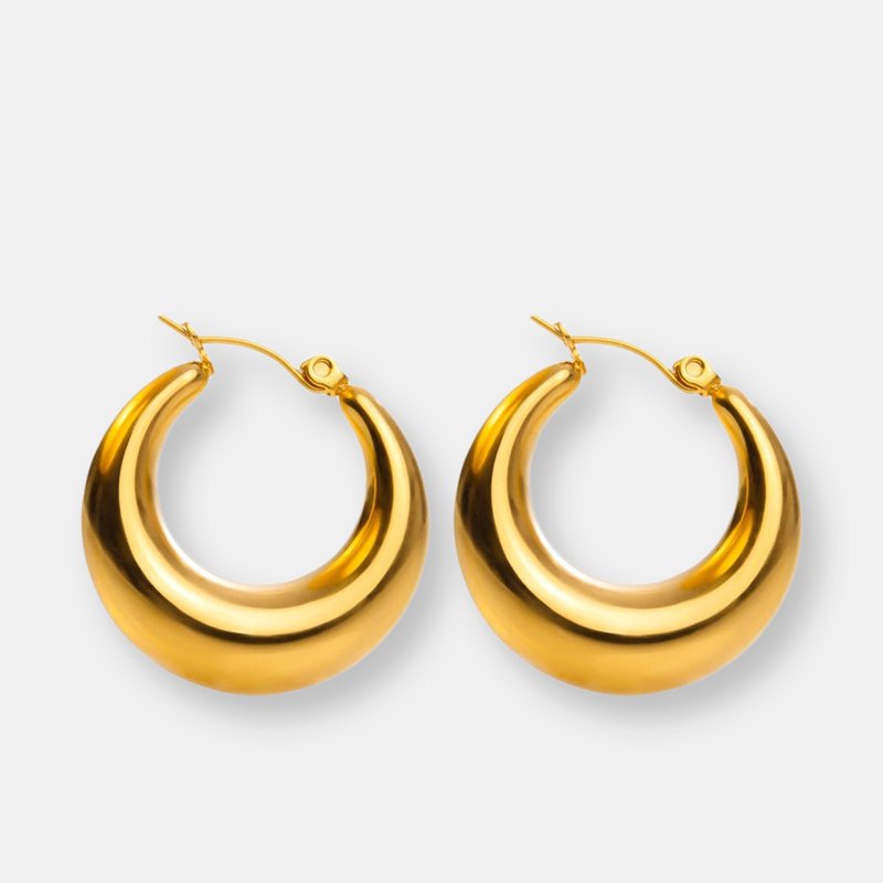 Tseatjewelry Berri Hoop Earrings In Gold