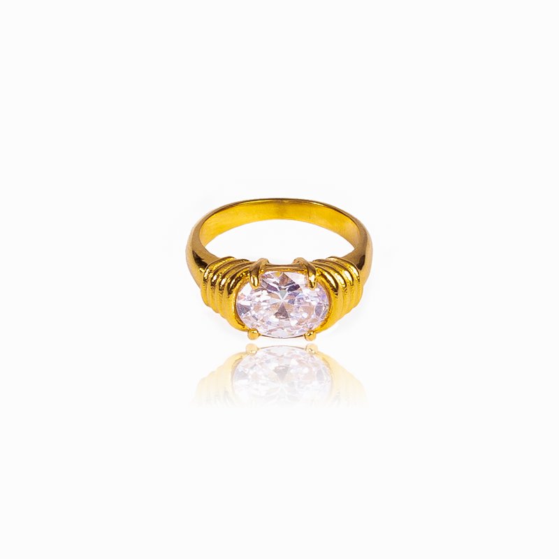 Shop Tseatjewelry Ease Ring In Gold