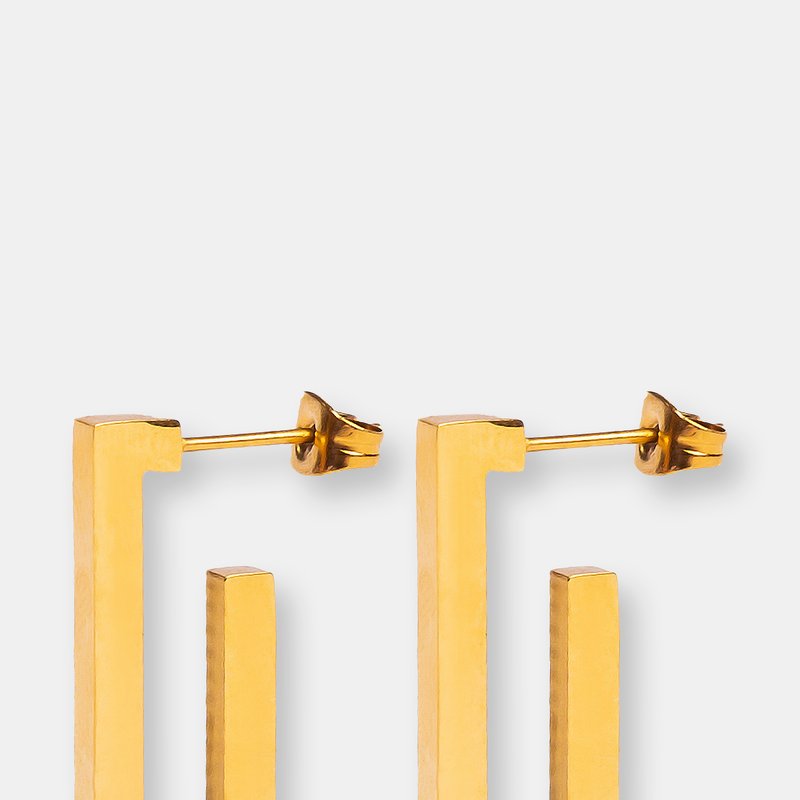 Tseatjewelry Keep Earrings In 18k Gold Plated