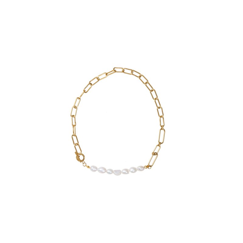 Tseatjewelry Key Necklace In Gold