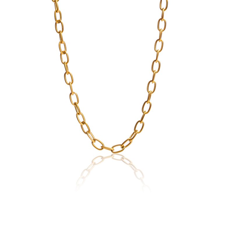 Shop Tseatjewelry Mine Necklace In Gold