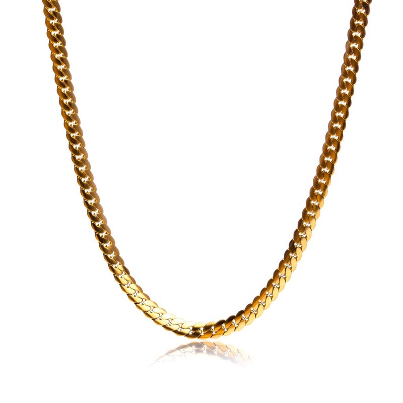 Shop Tseatjewelry Sneak Chain Necklace In Gold