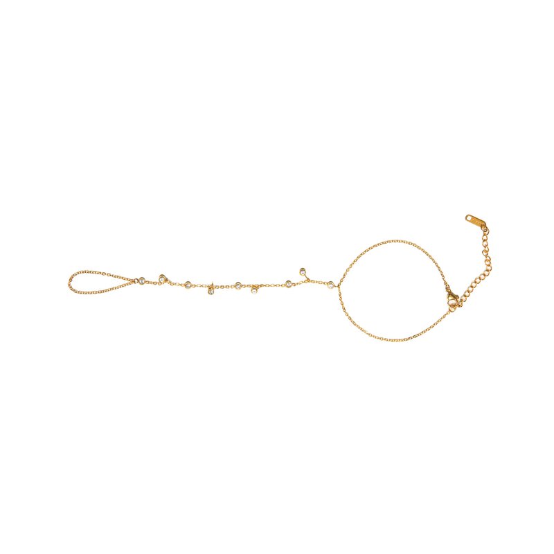 Tseatjewelry Spicy Hand Chain Bracelets In Gold
