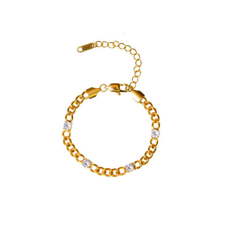 Tseatjewelry Star Bracelet In Gold