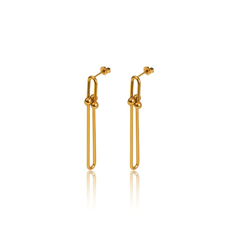 Tseatjewelry Zen Earrings In Gold