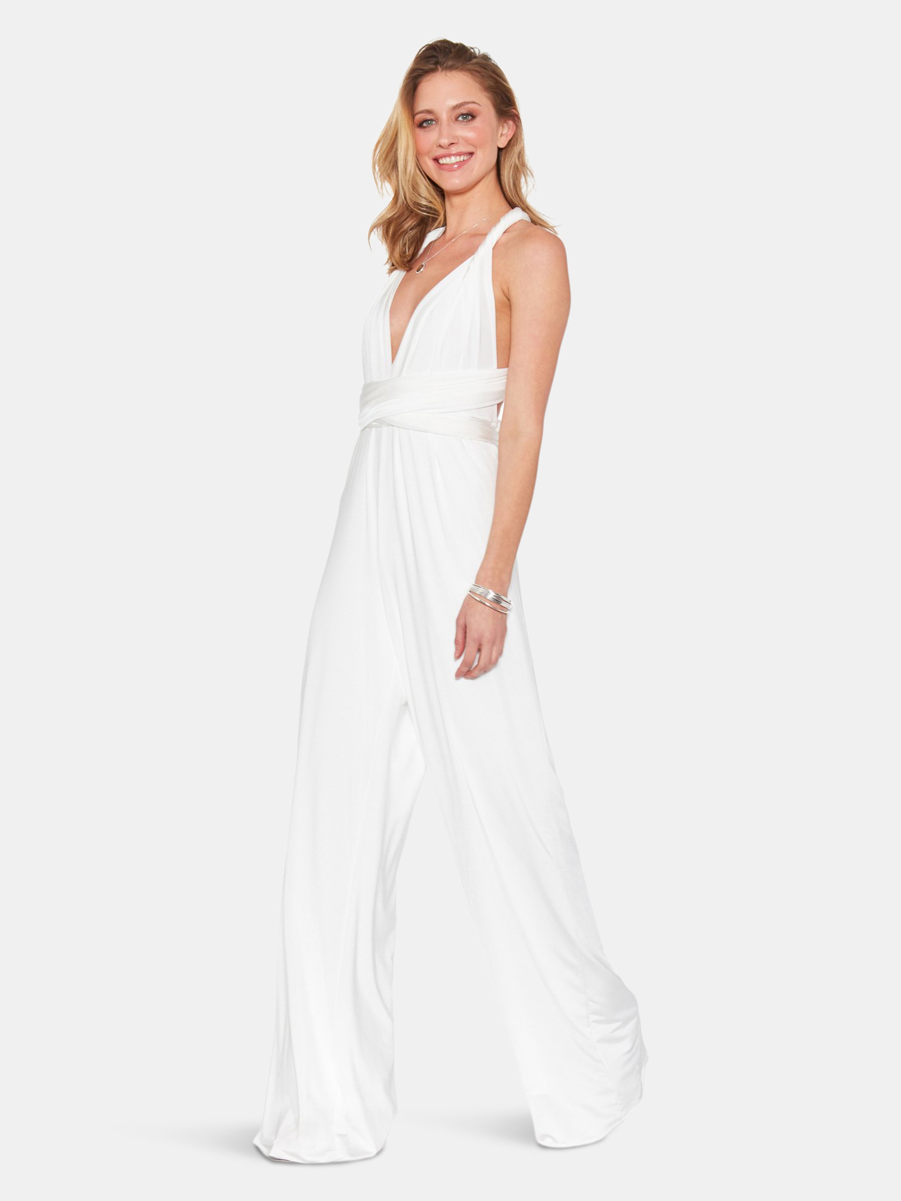 Twobirds Ivory Jumpsuit In White