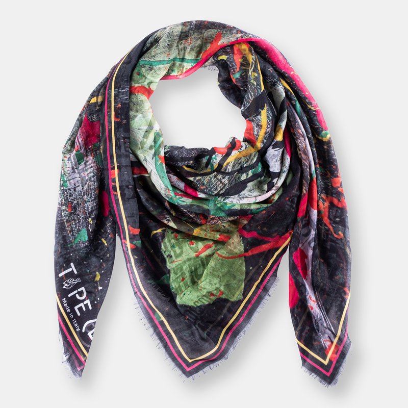 Type B Collection Do What You Love Scarf In Multicolor