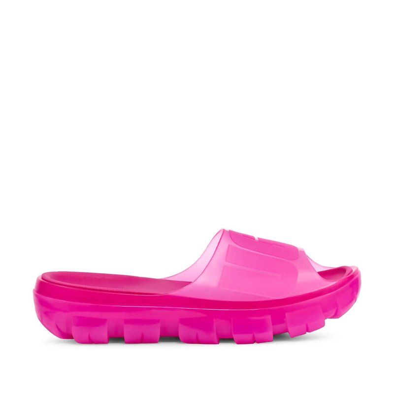 Shop Ugg Women's Jella Clear Slide Sandal In Pink