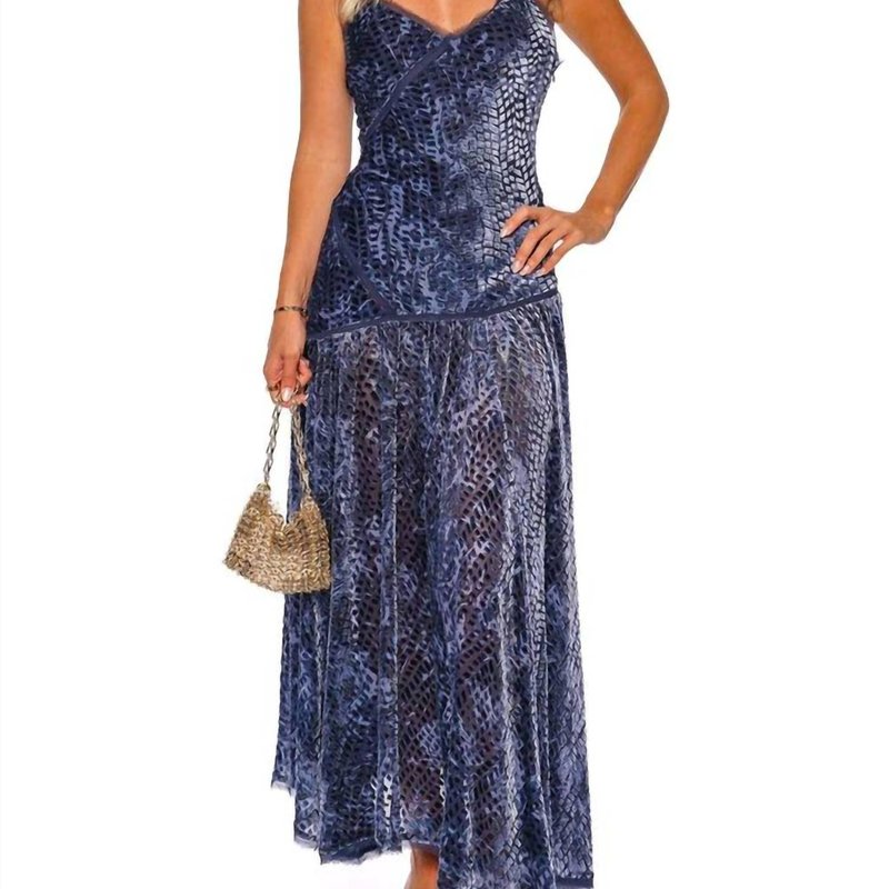 Shop Ulla Johnson Elodie Midi Dress In Blue