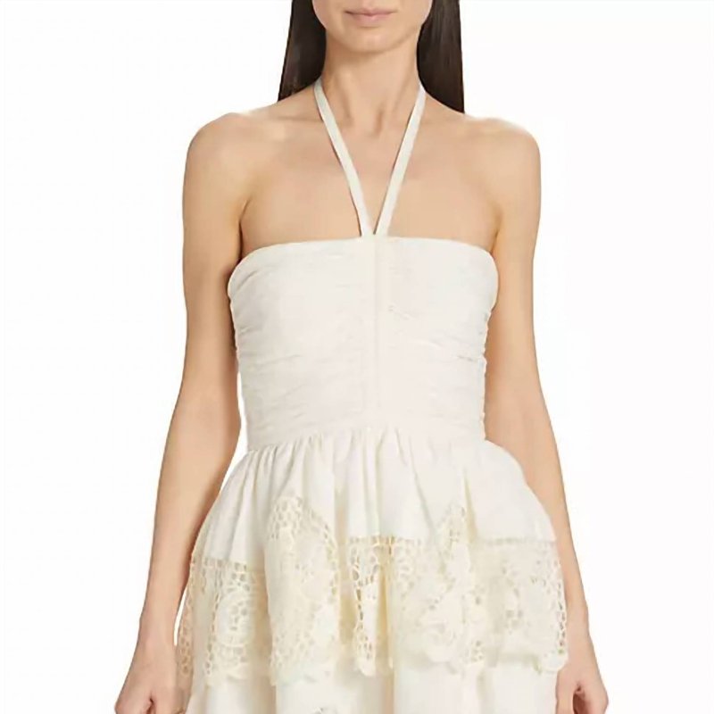 Shop Ulla Johnson Savannah Mini Dress In White