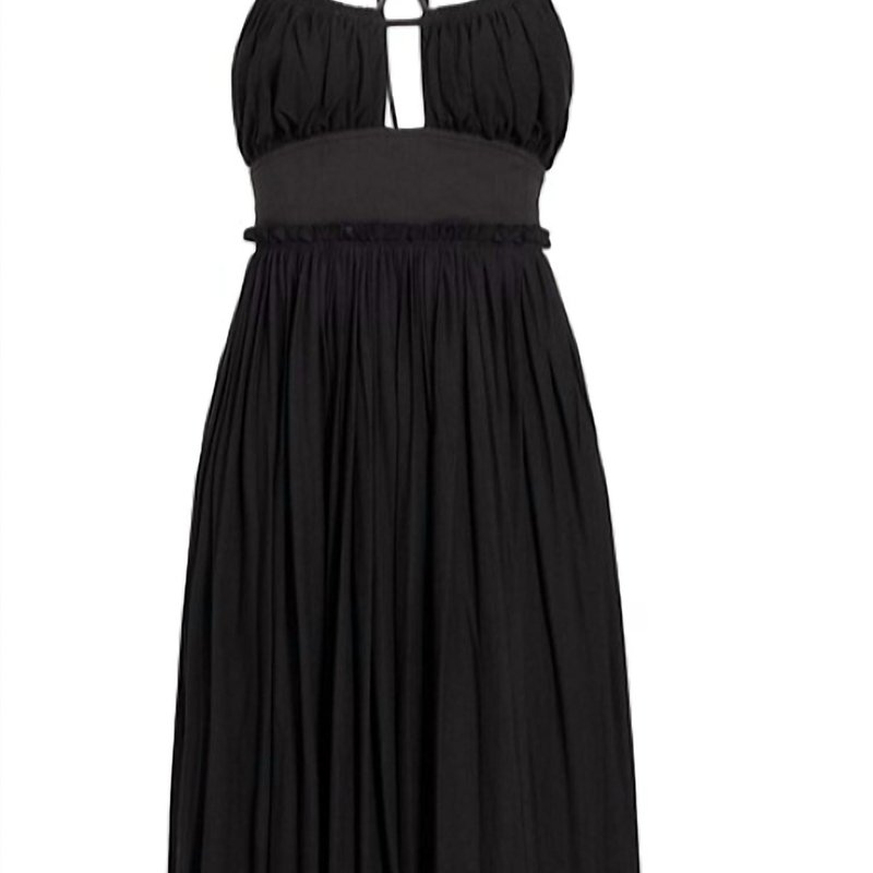 Shop Ulla Johnson Women's Freya Adjustable Straps Cut-out Dress In Black