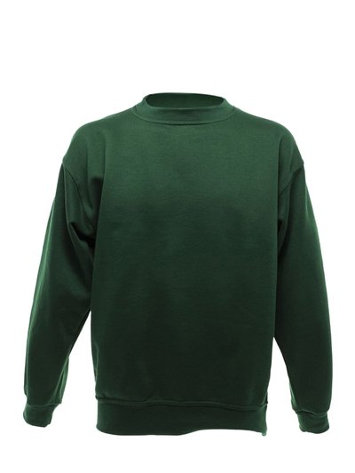 Ultimate Clothing Collection UCC 50/50 Mens Heavyweight Plain Set-In Sweatshirt Top (Bottle Green) product
